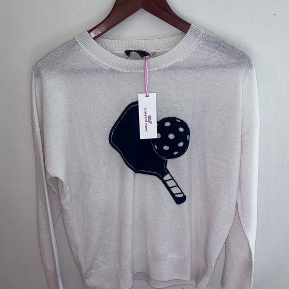 NWT Cashmere Vineyard Vines Pickleball sweater Size: Small